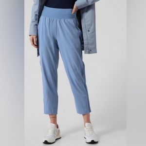 Athleta Brooklyn Ankle Crop Pant | Light Blue